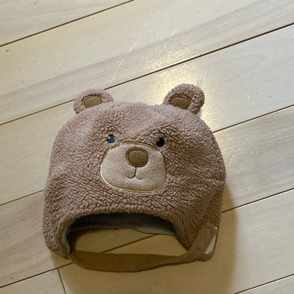 Adorable Brown Bear Plush Hat for Kids